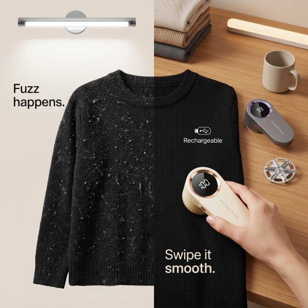 Electric Lint Remover — USB Rechargeable Fabric Shaver