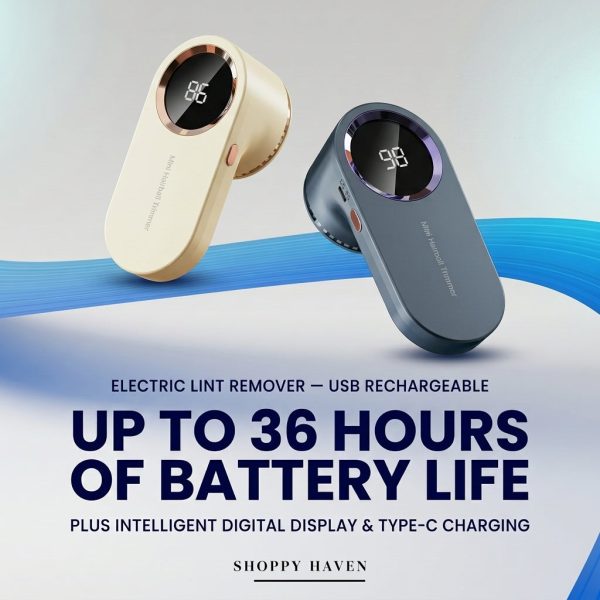 Electric Lint Remover — USB Rechargeable Fabric Shaver
