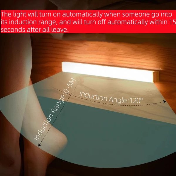 LED Motion Sensor Bar Light — Wireless Cabinet Lighting