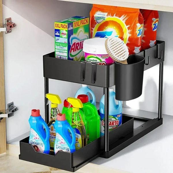 S01217774a2f94c1e8ea6facf841f7135q.jpg 2-Tier Under Sink Shelf Rack