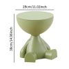 Sculptural Side Table — Decorative End Table Accent