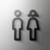 Acrylic Door Signs — Modern Self-Adhesive Signage Set