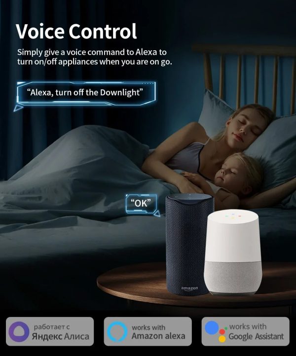 Smart WiFi Plug — Energy Monitor Works with Alexa