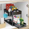 S165de75c09da4de5b7ec715fe666527ea.jpg 2-Tier Under Sink Shelf Rack
