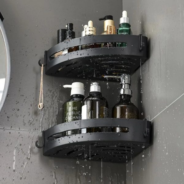 S17975443787847ad9c31347f9f603f95b.jpg Rustproof Adhesive Shower Shelf