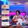 S17cca6b919b246e2a8a5f78d7caa24caq.jpg RGB LED Strip Lights USB Music Sync - App Controlled Colors