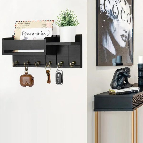 S18a54fe57bbe40249dccc370adb00f85K.jpg Rustic Wood Key and Mail Rack