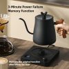 S1946fd1415a745e0bb00c7fcb4949b64X.jpg Electric Gooseneck Kettle — Smart Temperature Control 1L Stainless