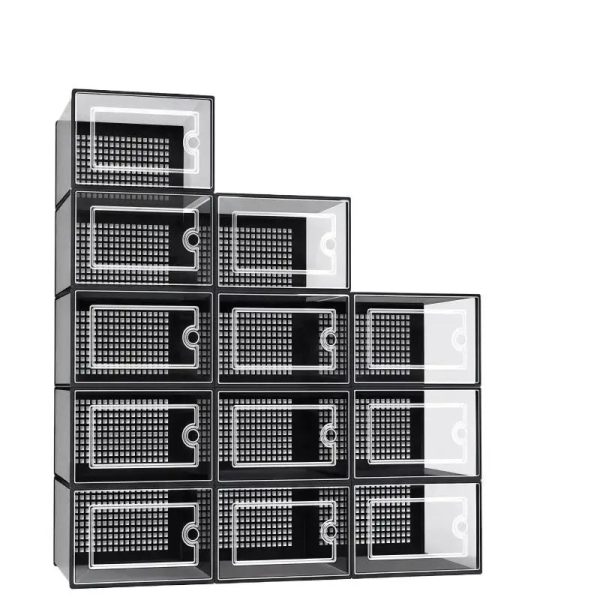 S21b4ddcb6e984a158abc3c6695aee63bC.jpg Clear Stackable Shoe Boxes