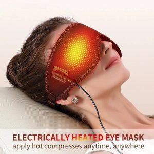 Heated Eye Mask — USB 3 Heat Levels for Dry Eyes