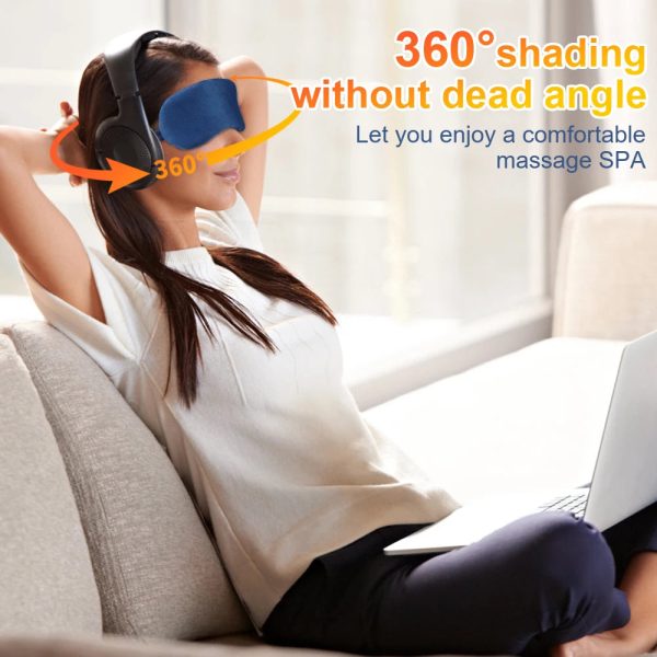 USB Heated Eye Massager — Warm Compress for Eye Care