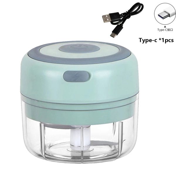 S348158286d494d30838e9b73e10e674bN.jpg Electric Mini Garlic Chopper — USB Rechargeable Food Processor