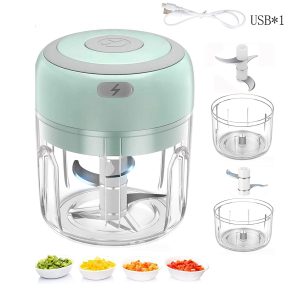 S4188a19eab504d70936998f68cf51668K.jpg Electric Mini Garlic Chopper — USB Rechargeable Food Processor