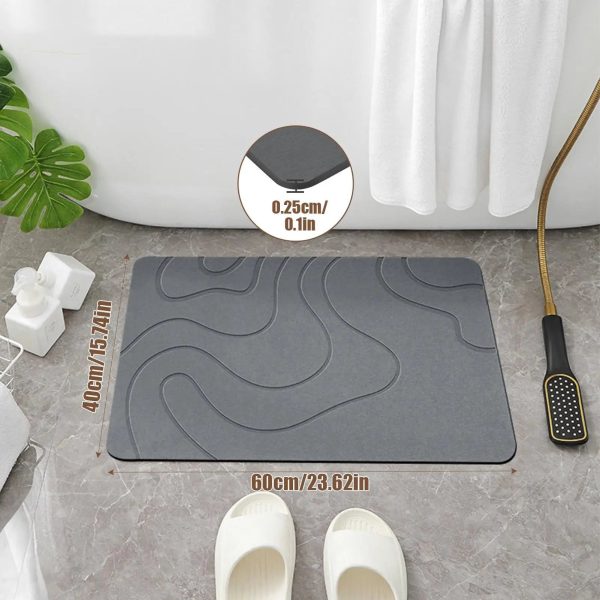 Diatomite Quick-Dry Bath Mat