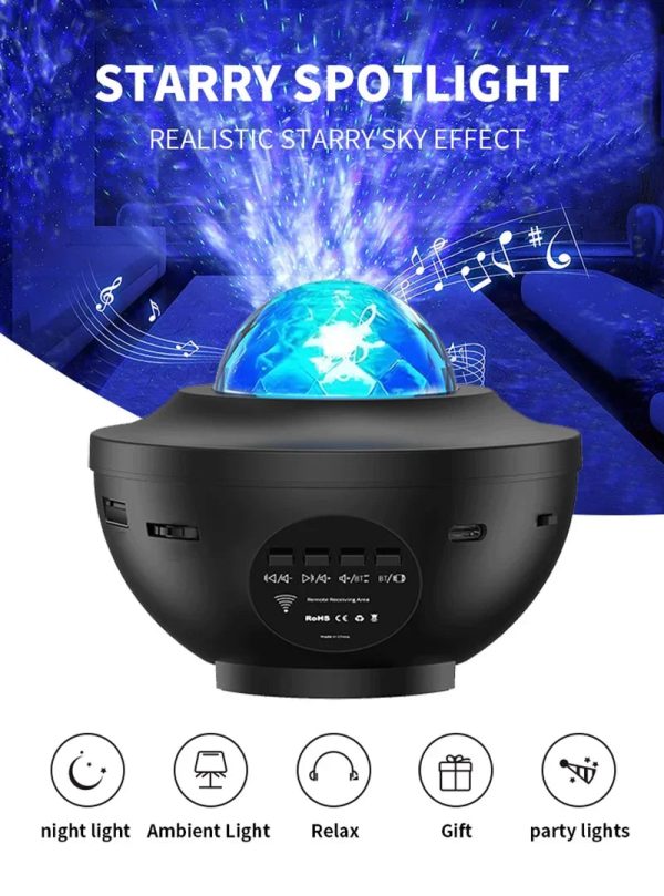 S46c2d080fe1e42f8a964eb1f25558a04n.jpg Galaxy Star Projector — LED Night Light with Bluetooth