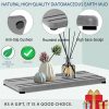 Water Absorbing Stone Tray — Diatomite 3-Pack Fast Drying