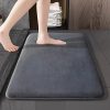 Absorbent Bath Mat — Anti-Slip Coral Velvet Floor Mat