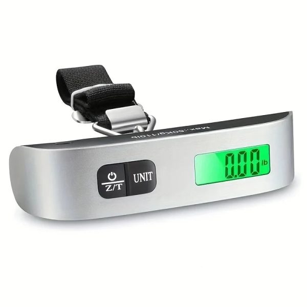 Digital Luggage Scale — Portable 110lb Travel Hanging Scale