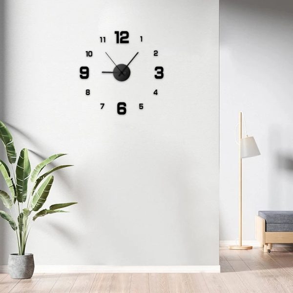 Creative Frameless Wall Clock - Stylish Wall Decoration