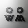 Acrylic Door Signs — Modern Self-Adhesive Signage Set