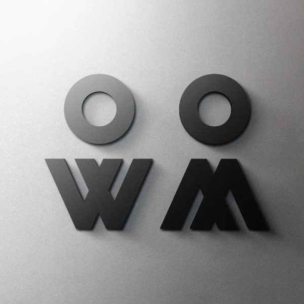 Acrylic Door Signs — Modern Self-Adhesive Signage Set