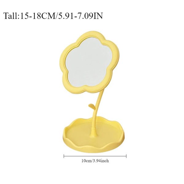 S63313a75c1764e3485da07759080138bt.jpg Creative Desktop Flower Mirrors for Bedroom Decor