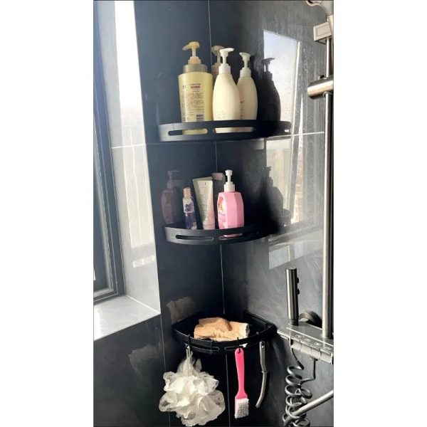 S6382f9c27c76444a946fe5bdf550bc572.jpg Rustproof Adhesive Shower Shelf