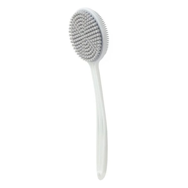 Silicone Back Scrubber — Long Handle Shower Body Brush