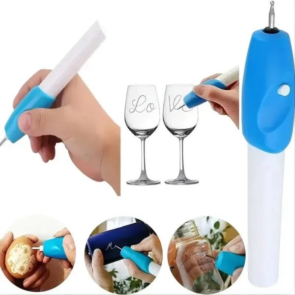 S65369b0e92d6400d96b09f6ca0dcafab7.jpg Electric Engraving Pen — Rechargeable Wireless DIY Tool