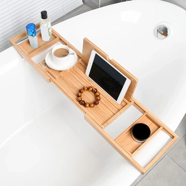 Expandable Bamboo Bath Tray