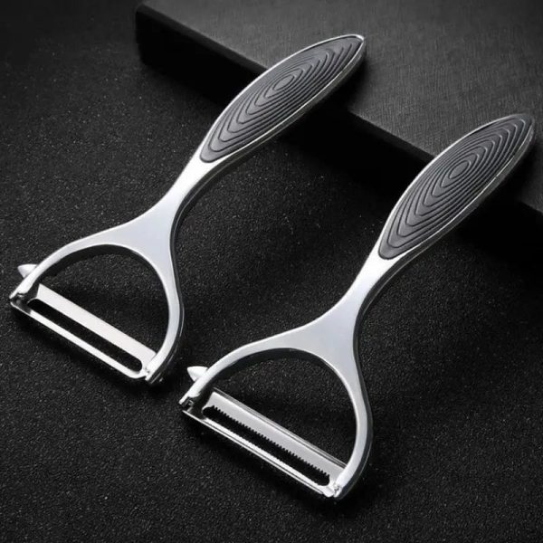 S7ff0f076d41d403181e14847b3c74203G.jpg Stainless Steel Vegetable Peeler — Multi-Function Kitchen Tool