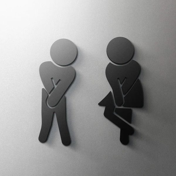 Acrylic Door Signs — Modern Self-Adhesive Signage Set
