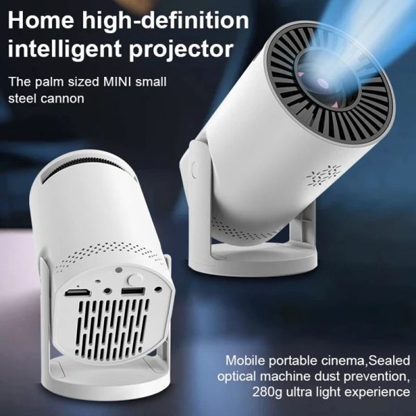 Mini Portable Projector — 1080P WiFi Bluetooth Home Theater