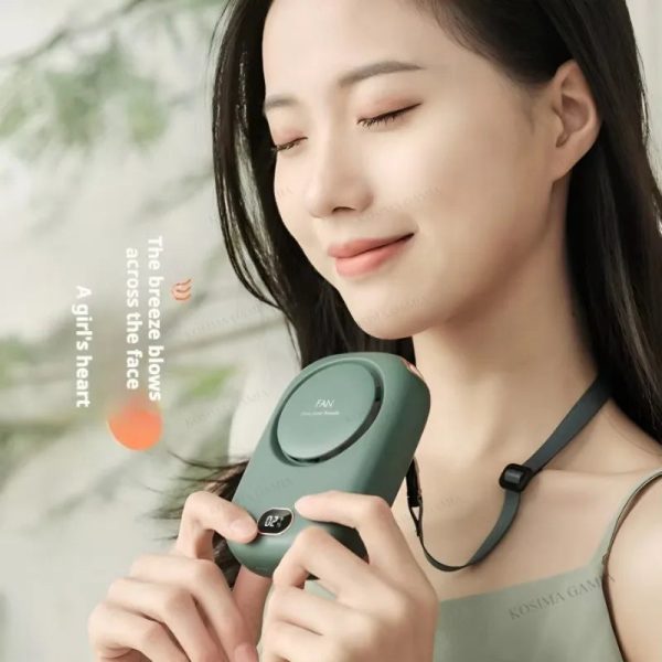 Portable Neck Fan — Bladeless Rechargeable Hands-Free