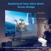 Mini Portable Projector — 1080P WiFi Bluetooth Home Theater
