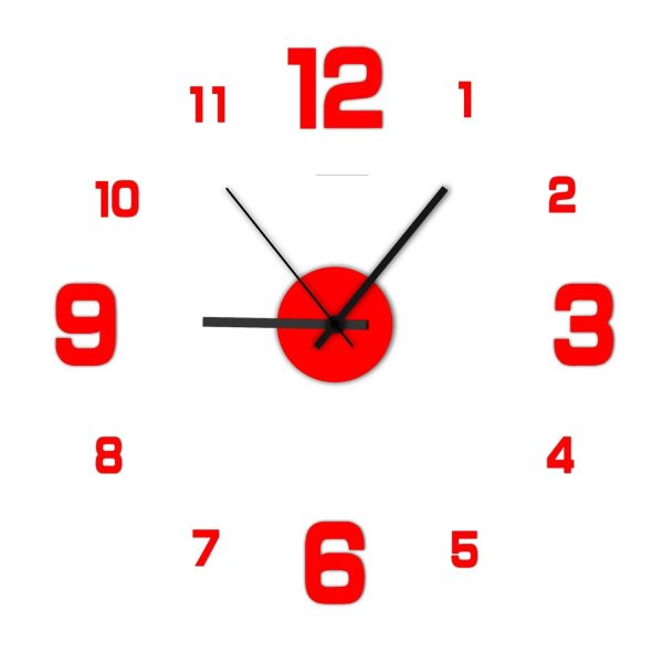 Creative Frameless Wall Clock - Stylish Wall Decoration