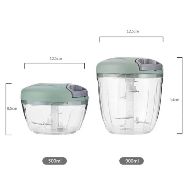 S973c5300356d48338cbdf7736602130dx.jpg Manual Food Chopper — Rotate Garlic & Onion Cutter