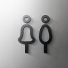 Acrylic Door Signs — Modern Self-Adhesive Signage Set