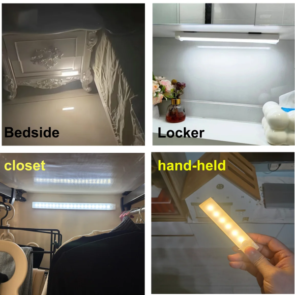 LED Motion Sensor Bar Light — Wireless Cabinet Lighting