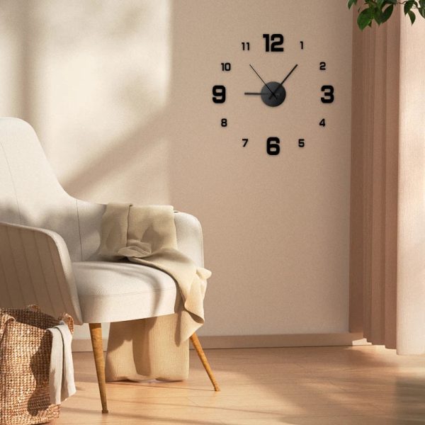 Creative Frameless Wall Clock - Stylish Wall Decoration