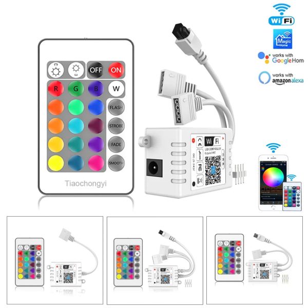 WiFi RGB LED Controller — Smart App Remote for LED Strip