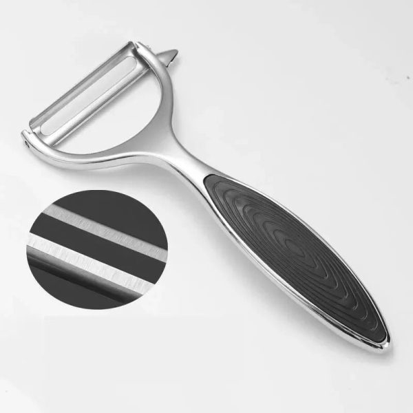 Sa4ad44e260834762bf8d976511550974B.jpg Stainless Steel Vegetable Peeler — Multi-Function Kitchen Tool
