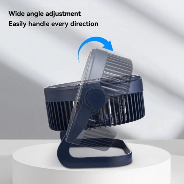 Sa907164faae543798875f17fa6ac3a2cy.jpg USB Desk Fan — Silent Desktop Circulating Fan with Adjustable Angle