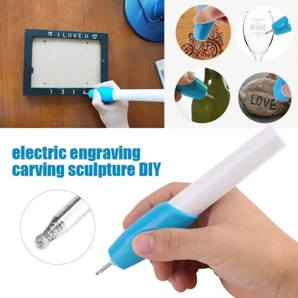 Sb3345a24a31941268dd0dd67f397e6cer.jpg Electric Engraving Pen — Rechargeable Wireless DIY Tool