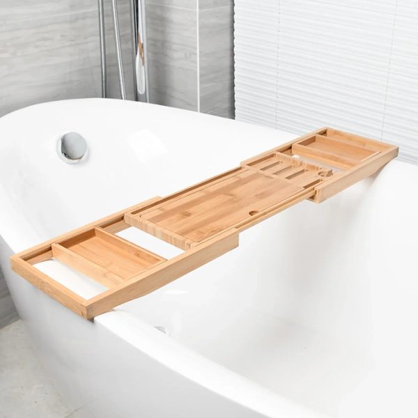 Expandable Bamboo Bath Tray