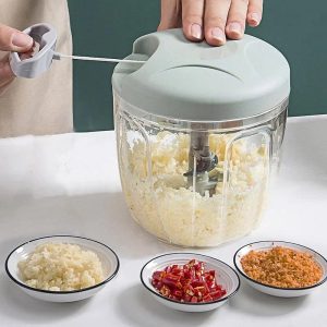 Sb79214f994de42ec9a5a8d1ed24f376c9.jpg Manual Food Chopper — Rotate Garlic & Onion Cutter