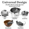 Sbce86e3eadbd47848b6cc75f822f2457h.jpg Silicone Clip-On Pot Strainer