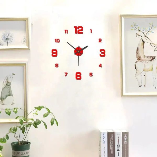 Creative Frameless Wall Clock - Stylish Wall Decoration