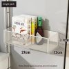 Magnetic Fridge Organizer Rack — Spice Shelf with Hooks