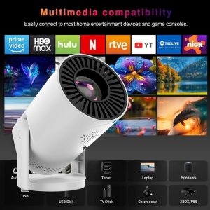Scb23ffb8b0d34c8a9065e322486ff2e5f.jpg Mini Portable Projector — 1080P WiFi Bluetooth Home Theater